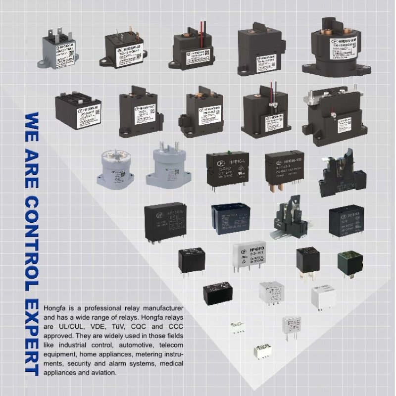 HFE82V-600 HONGFA High Voltage DC Contactor 450V 750V 600A Contactor Relay Contactor 24v Dc 12V DC